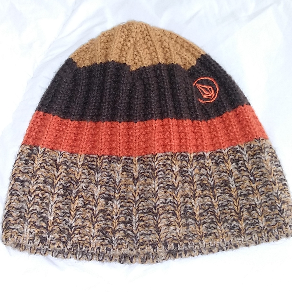 Volcom Brown Mohair Beani Hat